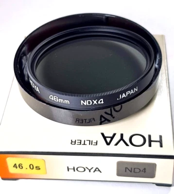 46mm Genuine Hoya ND4 ND 4 Lens filter 46 mm Neutral Density ND4X ND 4X Japan