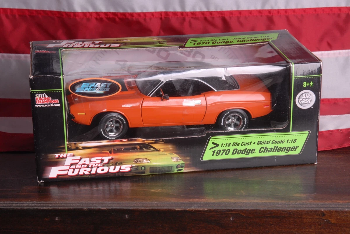 Fast And Furious 1970 Dodge Challenger 1:18 Scale Diecast Racing