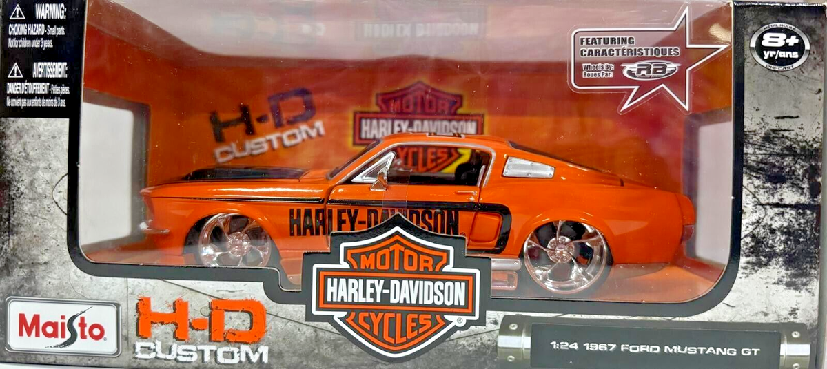 1967 Ford Mustang GT Harley-Davidson 1:24 Scale Maisto H-D Custom