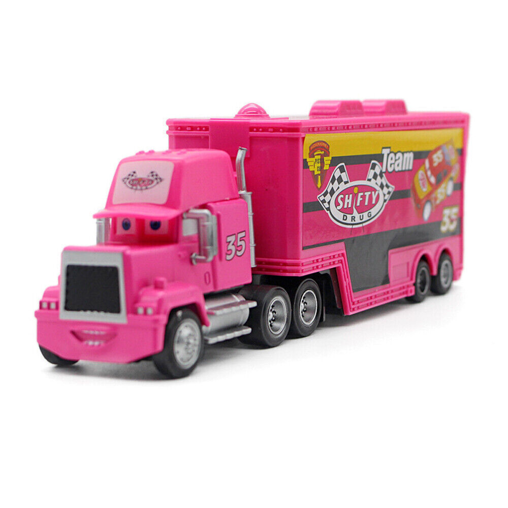 Lightning McQueen Mack Hauler Truck & Car Disney Pixar Gift Cars Set Model Toys - Picture 258 of 288