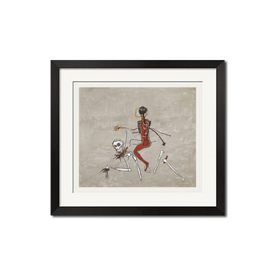 19x22 Print - Jean-Michel Basquiat Riding with Death 1988 Painting Poster 0847