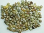 5,01 cts 3,5-4,5 mm colore naturale mix di diamanti grezzi cubo congo, box...