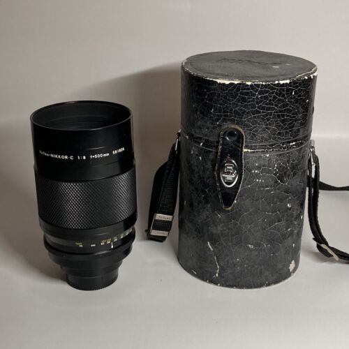 Nikon Reflex Nikkor 500 mm f8 verspiegeltes Objektiv mit Etui - Bild 1 von 4