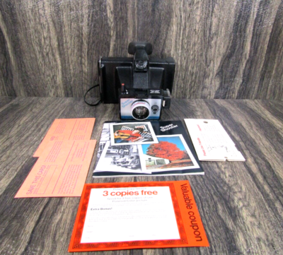 POLAROID Land Camera ブラック フラッシュ Vintage 1974 Polaroid Super Shooter Land Camera Original Box