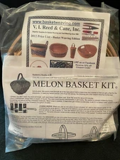 Basketry Studio A The Melon Basket Kit Reed & Cane - New Kits!!