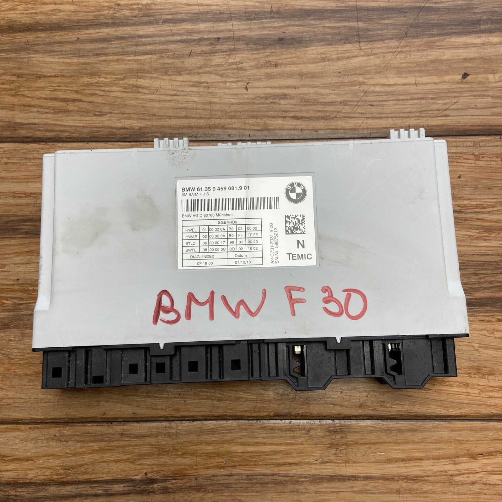 🚘2013 - 18 BMW F15 F30 F20 X2 F39 X1 F48 Control Unit Seat Module  