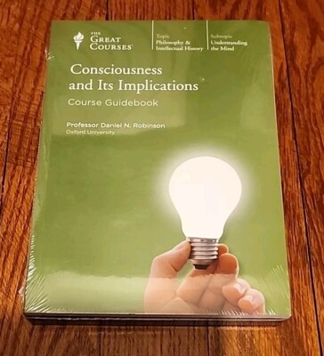 Great Courses Consciousness and Its Implications DVDs & Guidebook Brand New 