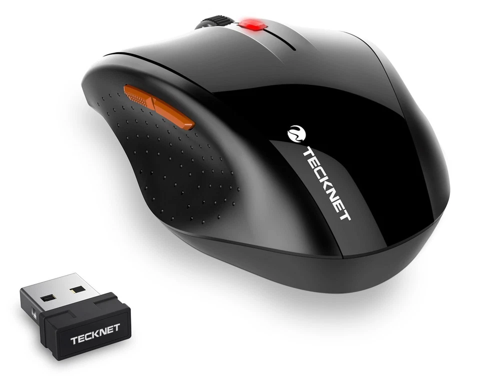 Full Comfortable Wireless Mouse for Windows 10/8/7/Vista Notebook Laptop Desktop - Image 2 of 4