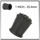 FERRULES 1 INCH WALKING STICK CRUTCH TREKKING HIKING CONE RUBBER BOTTOM END esd