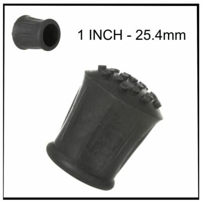 JEGS Gehstock Ferrulen 1 Inch Gummi Spitze Für Wanderstock Trekking Stöcke X 2