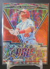 2021 Panini Prizm Fearless PAUL GOLDSCHMIDT Cardinals Red Velocity FR-13