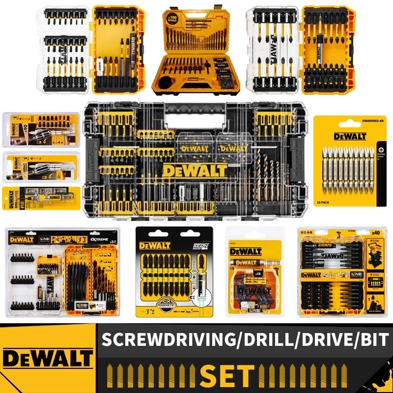 Dewalt Screwdriving Drill Drive Bit Set DWANGFT DT71563 DT70518T DWA2SD65 x100