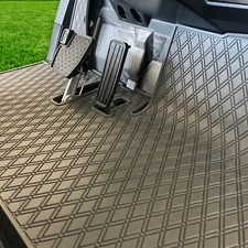 Xtreme Mats Yamaha Drive2 Golf Cart Mat, Full Coverage Floor Liner - BLACK