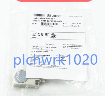 1 PCS NEW IN BOX Baumer IFFM 20P17A3/S35L proximity switch 10147138 #T10