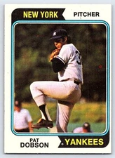 Pat Dobson  1974 Topps  #463 - Please see pics for cond.