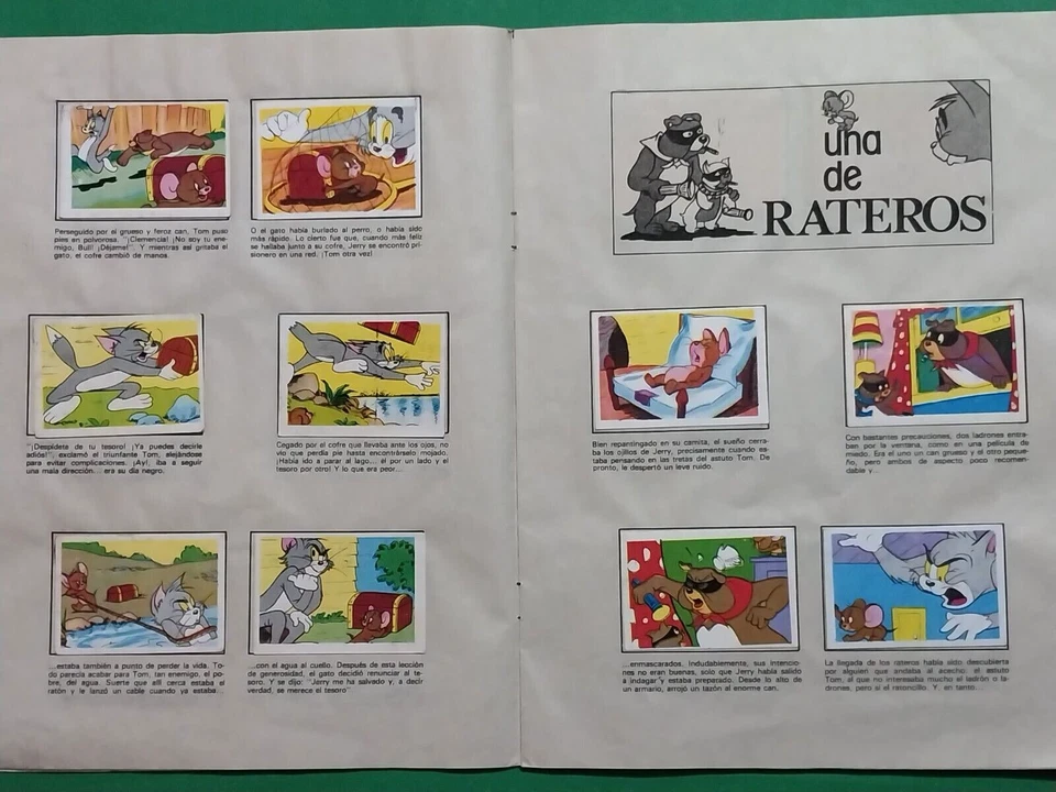 1967 ALBUM TOM and JERRY Salo & Navarrete 100% Complete VTG PERU Edition Rare! - Image 4 of 4