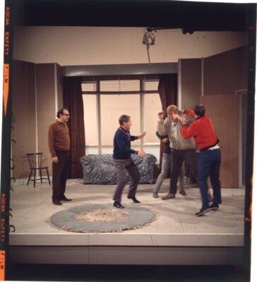 Morecambe and Wise 1968 TV comedy show skit Original 2.25 x 2.25 Transparency