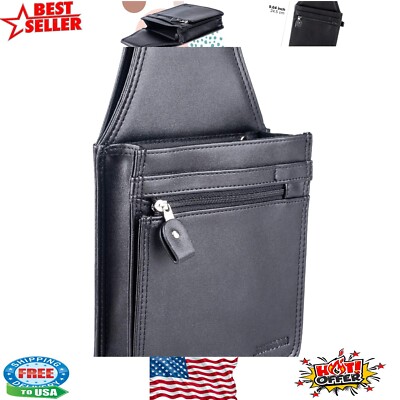 Fashionable Faux Leather Utility Pouch for Waitstaff   Easy Access Organizer