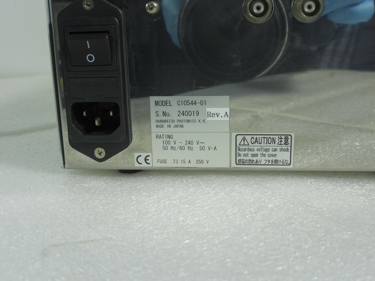 Hamamatsu Photonics C10544-01 PMA-12 Rev.A Multi-Channel Hamamatsu Photonics C10544-01 PMA-12 Rev.A Multi-Channel