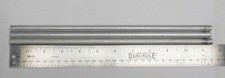 3 Pieces 2011-T3 Aluminum Round bar stock 3/8" 0.375 11" RND rod - cutoffs
