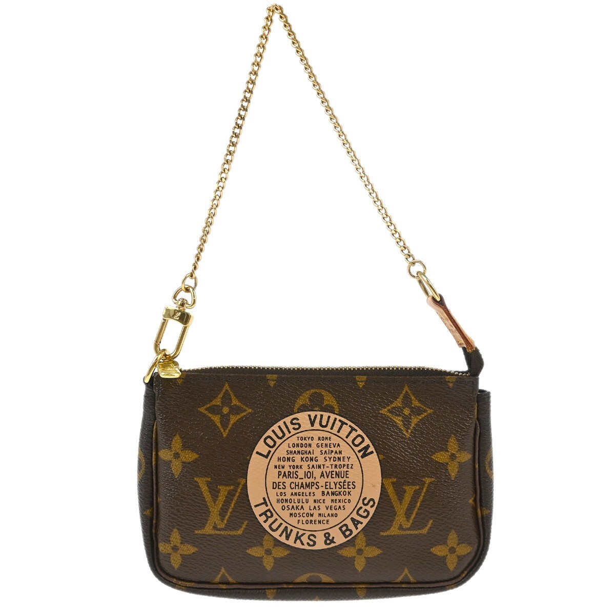 Louis Vuitton Monogram Mini Pochette Accessoires Handbag M60153 FL5017  XX32773 | eBay