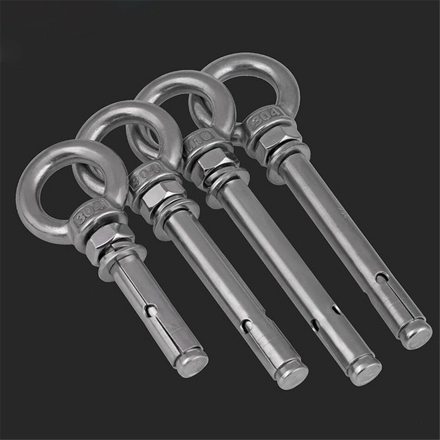 304 Stainless Steel Ring Eye Bolt Concrete Sleeve Anchor Expansion
