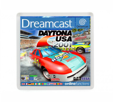 DAYTONA USA 2001 SEGA Dreamcast Der Kühlschrank MAGNET - 1 Stück