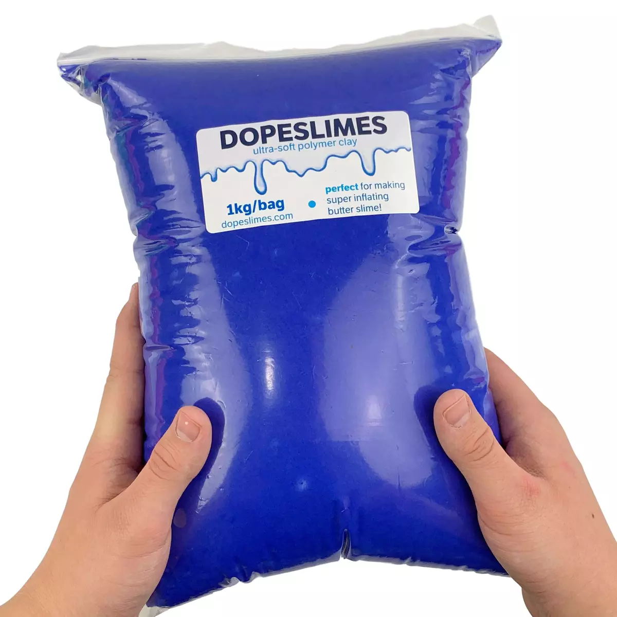 HUGE Blue Soft Clay - 1 kg - Great For Butter Slime DIY