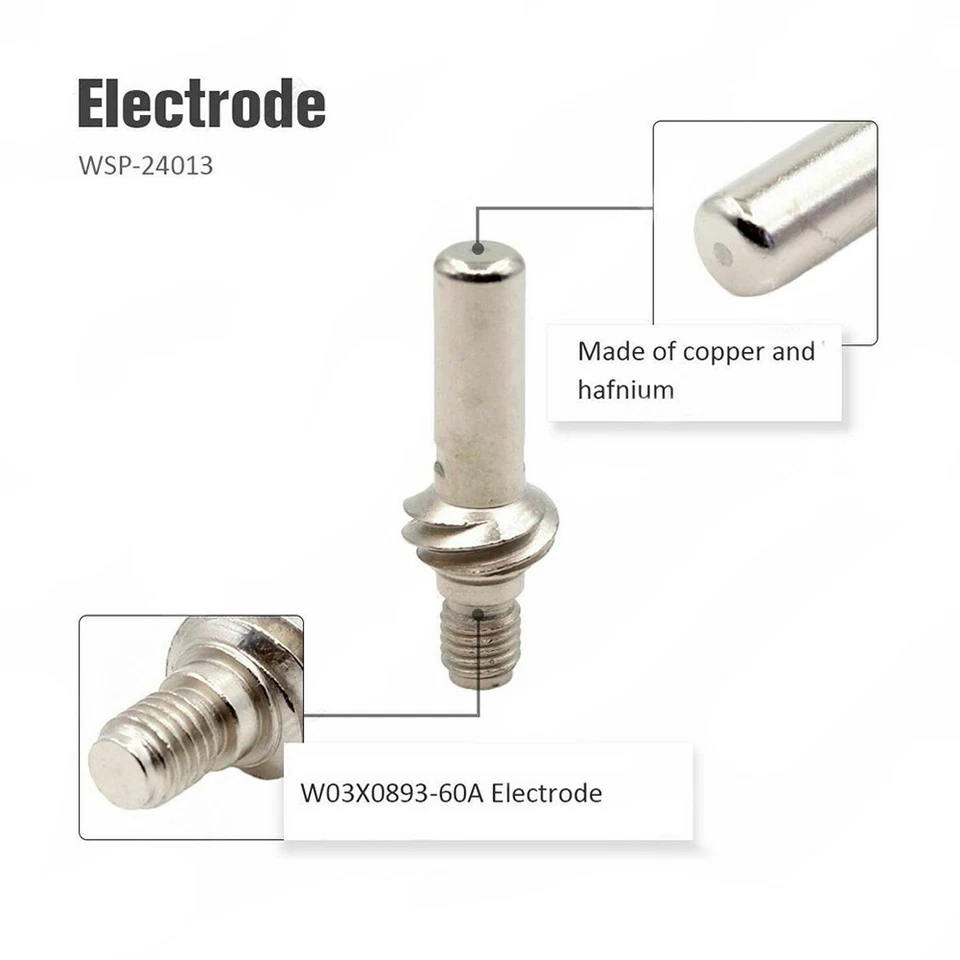 22pcs Ultrafine Copper Alloy Plasma Tips for Tomahawk 1538 Cutting Applications - Image 3 of 4