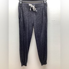 Justice Girls Size 8 Cozy Gray Jogger Pants with Drawstring. Preloved