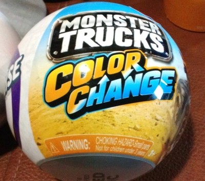 Zuru Monster Trucks Color Change Surprise Balls Lot of 3, Sealed, New