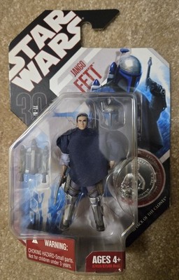 Jango Fett 57 Star Wars 30th Anniversary Action Figure 2007 HASBRO New in Box 10