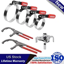 SPARKWHIZ Adjustable Oil Filter Pliers Universal Oil Filter Wrench 7 PACK US A++