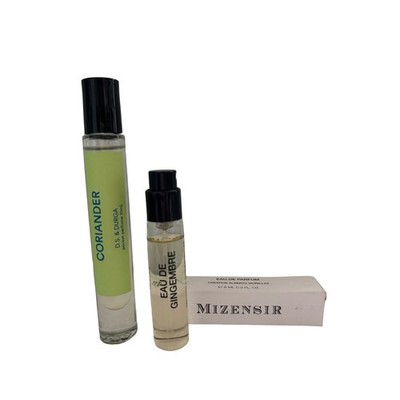 DS & Durga Coriander 10ml Rollerball + Mizensir Eau de Gingembre 8ml