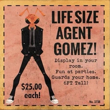 Poseable Life Size Mezco Agent Gomez Decoration