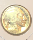 1913-1938 24K Get (1) Gold Plate Rare Old US No-Date Buffalo Nickel Coin