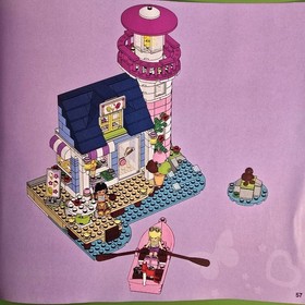 LEGO Friends: Heartlake Lighthouse (41094) Complete W/ Minidolls & Instructions 