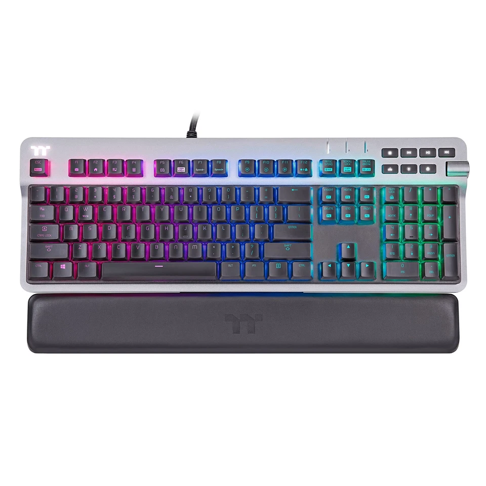 Argent K6 RGB Low Profile Mechanical Gaming Keyboard, Cherry MX Speed Silver,... - Image 2 of 4
