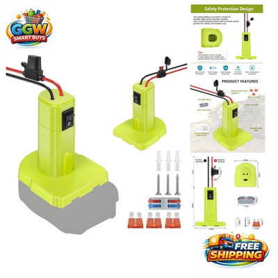 #ad Lightweight 12 Gauge Power Tool Converter for RYOBI 18V ONE DIY amp; Robotics $14.89