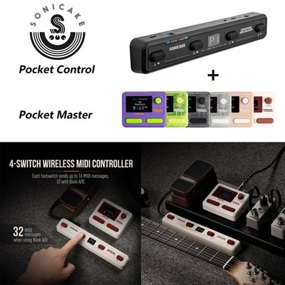SONICAKE Pocket Master +Pocket Wireless Control Gitarre Modellierung IR Schränke