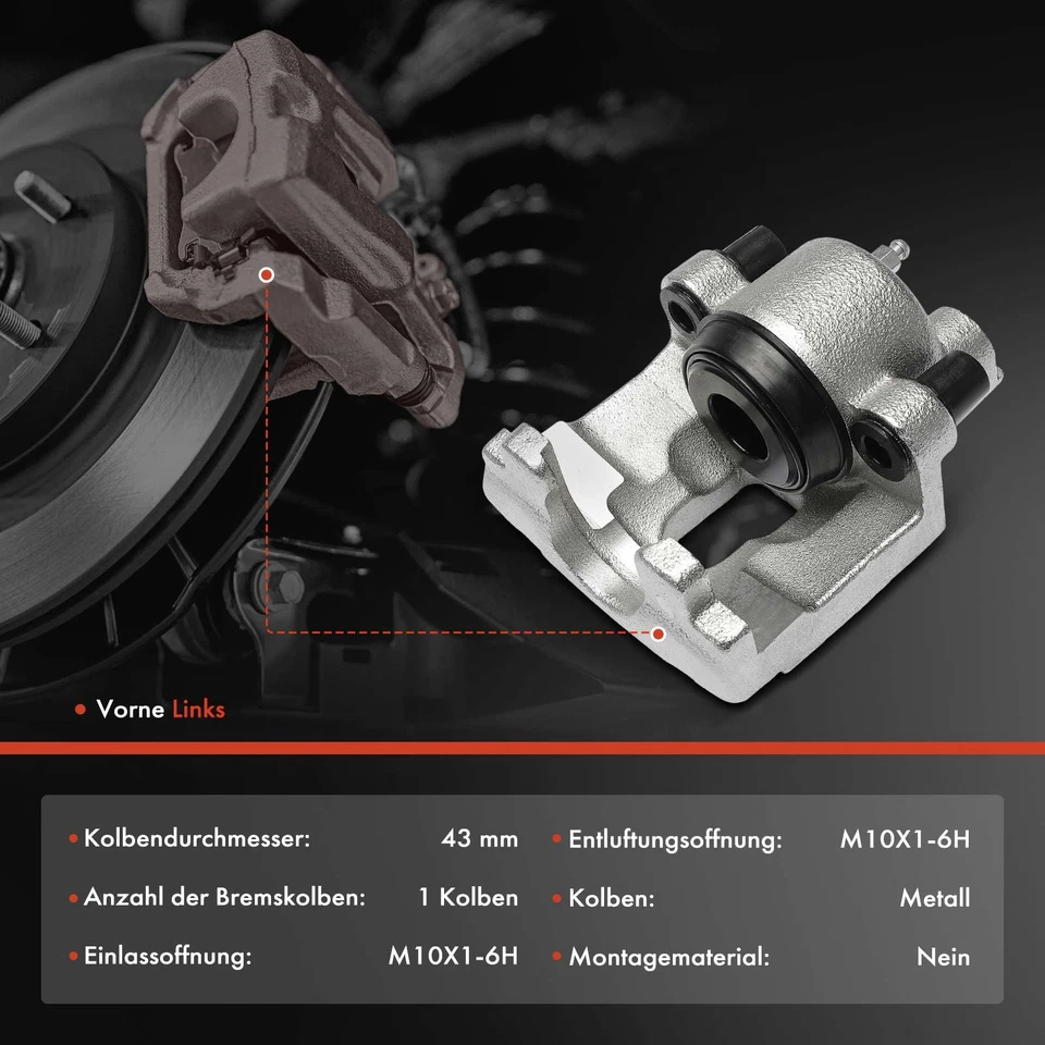 2X Étrier De Frein Avant Gauche Droite Pour Mazda CX-7 ER CX-9 TB 2006-2016 - Photo 3/4