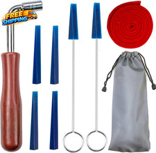 Piano Tuning Kit Professional Piano Tuning Wrench Hammer Rubber Mutes Set 8 Pcs