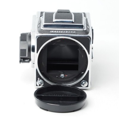 Hasselblad 503CX Crome Body A12 Magazine Waist level viewfinder US Stock