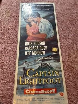 Vintage Move Poster Insert ''Captain Lightfoot'' 1955 Rock Hudson