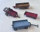 4 x Assorted Vintage Dinky Toys & Dublo Farm Trailers Etc