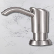 Soap Dispenser for Kitchen Sink Brushed Nickel Counter top Soap Dispenser Pump