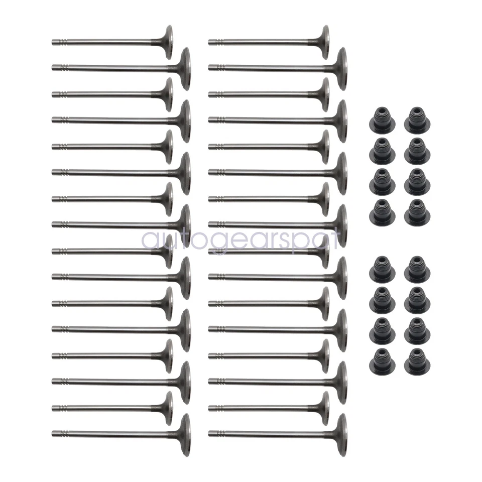 Se adapta a 11-16 Ford F150 Mustang GT 5,0 L Válvulas de escape de admisión + Sellos de válvula Nuevo Foto 2 de 4