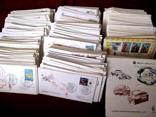 Italy, Vatican, San Marino FDC 900+ Lot First Day Covers