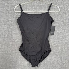 Bloch Black Camisole Leotard L Made in Vietnam Dance Gymnastics Adult Women