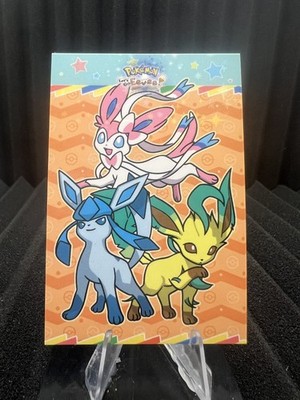 Sylveon, Glaceon & Leafeon - Star Holo - Let's Go Eevee Database - Pokemon Card